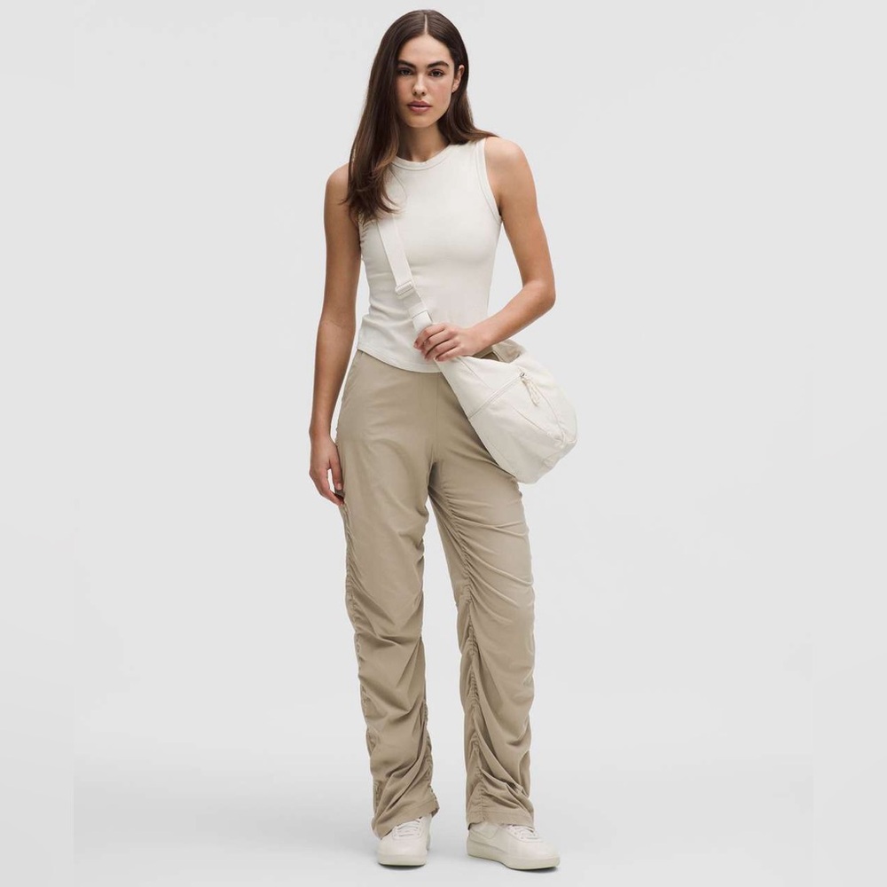 NWT Lululemon Dance Studio Slim-Fit High-Rise Flared Pant Sheer Oak Retail $118